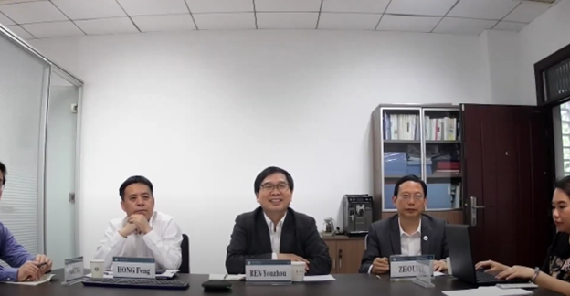 Jajaran pimpinan CI CCNU Tiongkok hadiri board meeting bersama pimpinan universitas dan CI UNESA