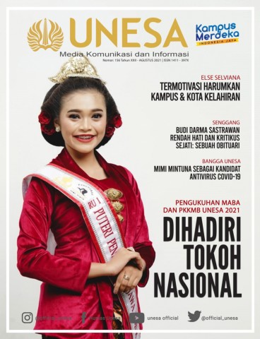 Majalah Unesa Nomor: 156 Th XXII-Agustus 2021
