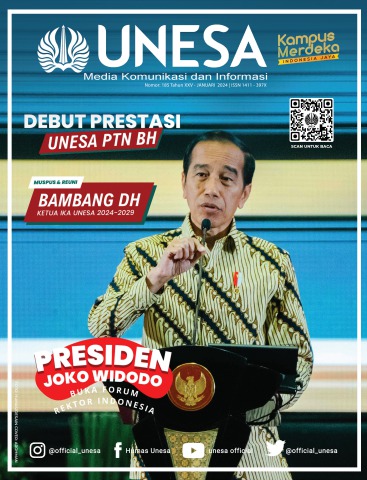 Majalah Unesa Nomor : 185 Tahun XXV - Januari 2024