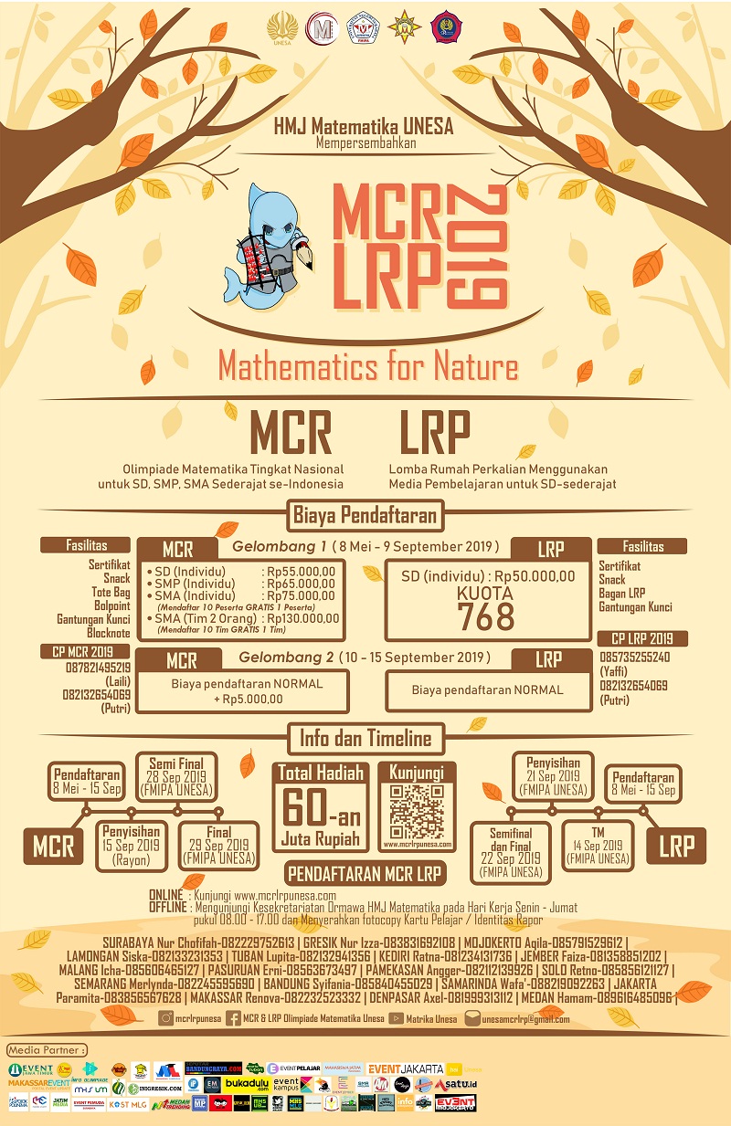 Mathematics Competition Revolution (MCR) dan Lomba Rumah Perkalian (LRP ...