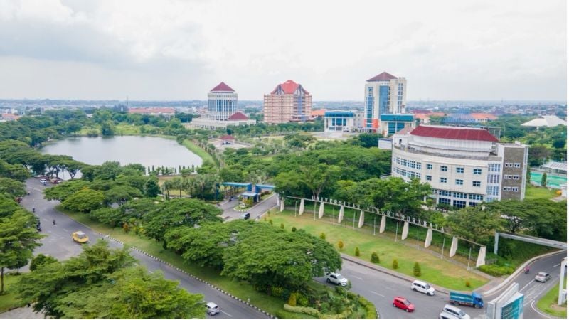 UNESA Kampus 2 Lidah Wetan Surabaya. 
