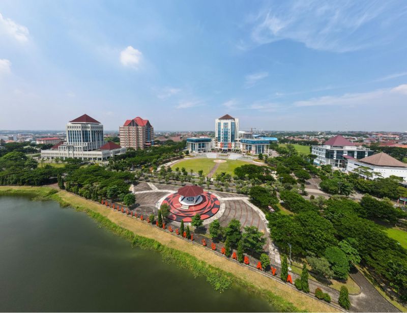 Kawasan Universitas Negeri Surabaya (UNESA) Kampus 2 Lidah Wetan, Surabaya Barat. (Foto: tim Humas UNESA)