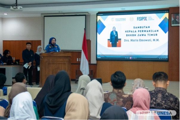Kepala Perwakilan BKKBN Jatim menyampaikan tujuan kolaborasi dan edukasi tersebut untuk membentuk karakter dan meningkatkan kesadaran tentang peran orang tua dalam membentuk ketahanan keluarga.