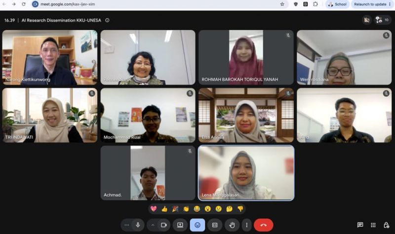 Unesa dan Khon Kaen University Kembangkan Asisten AI untuk Perkuat Pendidikan Inklusif