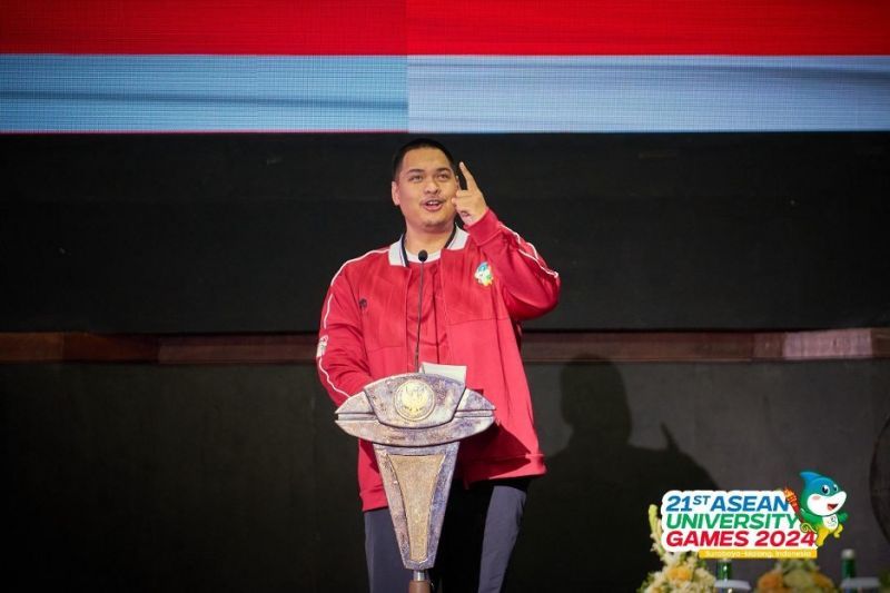 Menpora RI, Dito Ariotedjo resmi membuka AUG XXI 2024 di UNESA.